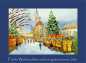 Preview: Weihnachtskarte Stuttgart-blau