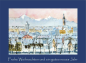 Preview: Weihnachtskarte Traunstein-blau