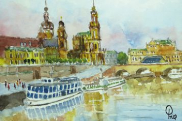 Dresden und Elbe
