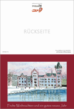 Preview: Weihnachtskarte Dortmund-rot