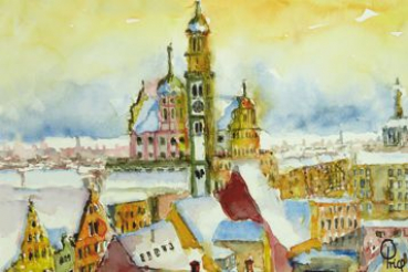 Augsburg im Winter