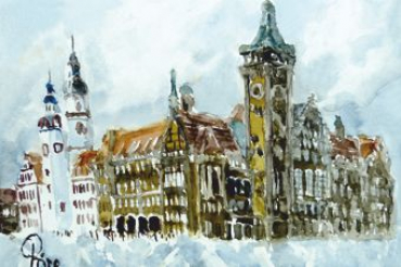 Chemnitz - Altes und Neues Rathaus
