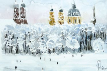 München - Winter im Englischen Garten