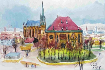 Erfurt - Blick auf Dom