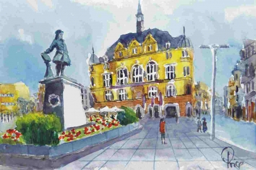 Hallle (Saale) - Händel-Denkmal