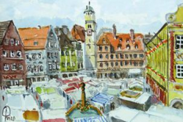 Memmingen - Wochenmarkt