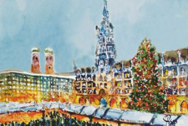 München - Christkindlmarkt am Marienplatz