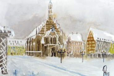 Nürnberg - Frauenkirche im Winter