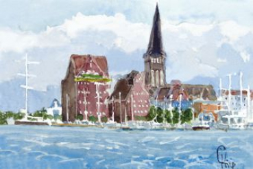 Rostock - Blick auf Petrikirche