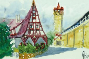 Rothenburg ob der Tauber - Alte Schmiede