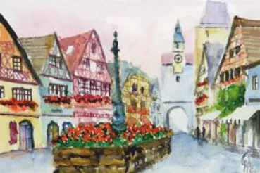 Rothenburg ob der Tauber - Röderbrunnen
