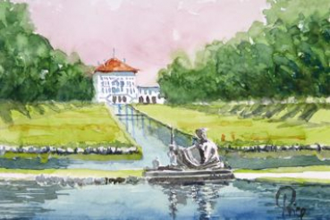 Schloss Nymphenburg - Blick auf das Schloss