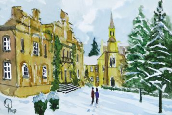 Schloss Brannenburg im Winter