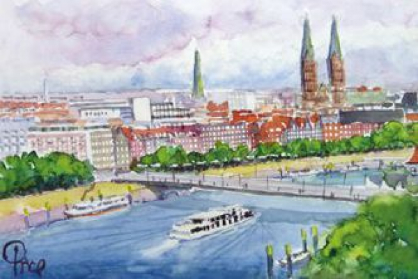 Bremen - Blick auf die Stadt