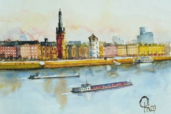 Düsseldorf am Rhein