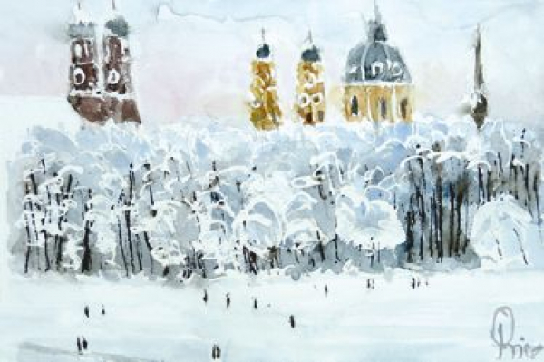München - Winter im Englischen Garten