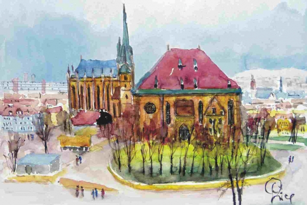 Erfurt - Blick auf Dom
