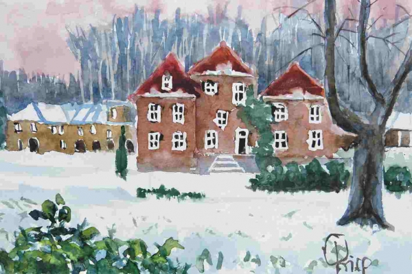 Essen - Schloss Baldeney im Winter