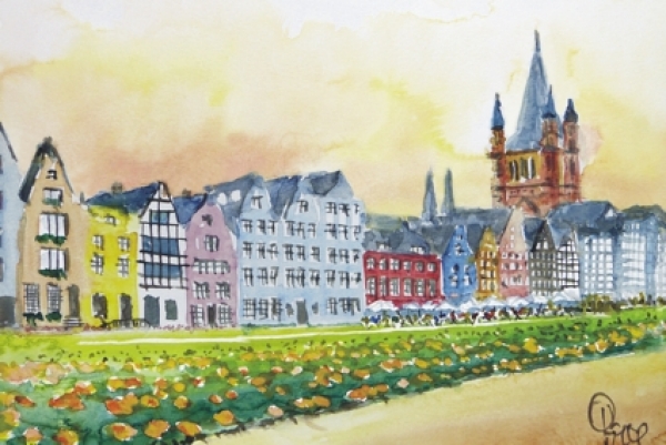 Köln - Rheinpromenade