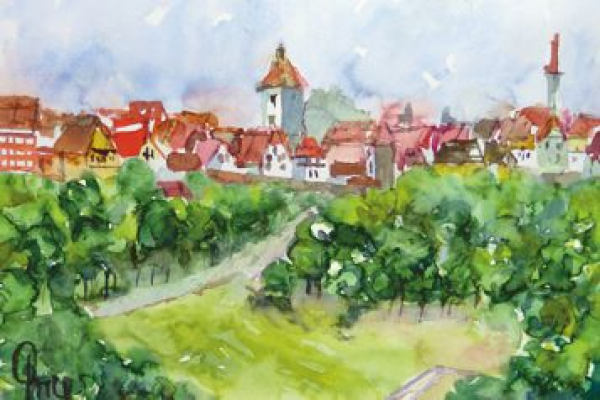Rothenburg ob der Tauber - Blick auf die Stadt