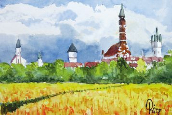 Straubing - Blick auf die Stadt