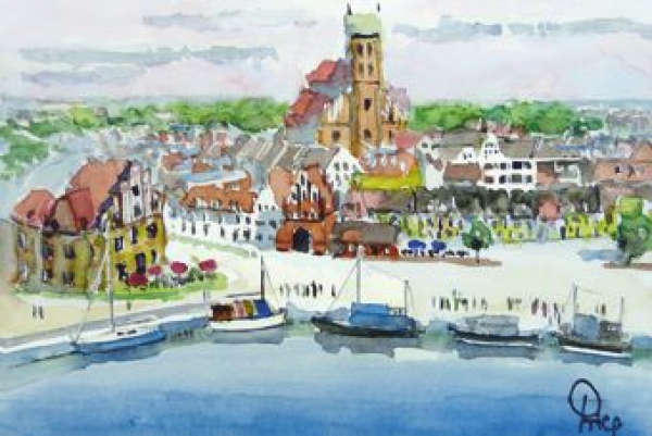 Wismar - Blick auf die Stadt